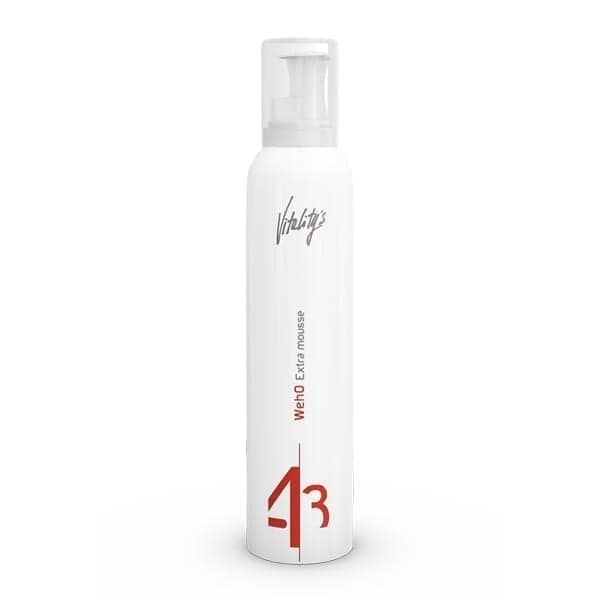 WehO_Bianco_Extra_Mousse VITALITY'S WEHO EXTRA MOUSSE STRONG ΑΦΡΟΣ ΓΙΑ ΔΥΝΑΤΟ ΚΡΑΤΗΜΑ 250ml - Image 1