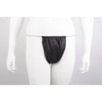 ΕΣΩΡΟΥΧΟ ΓΥΝΑΙΚΕΙΟ NON-WOVEN TANGA ONE SIZE ΜΑΥΡΟ 100τμχ - Image 3