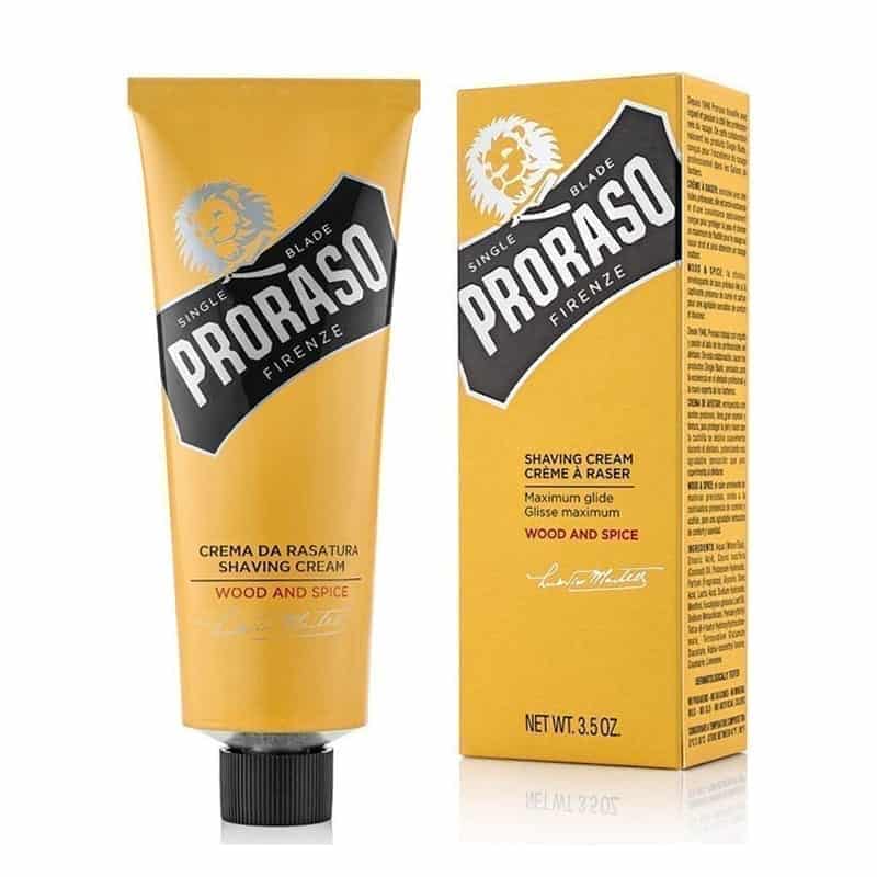 20180110154352_proraso_shaving_cream_wood_spice_100ml PRORASO SHAVING CREAM WOOD & SPICE 100ml - Image 1