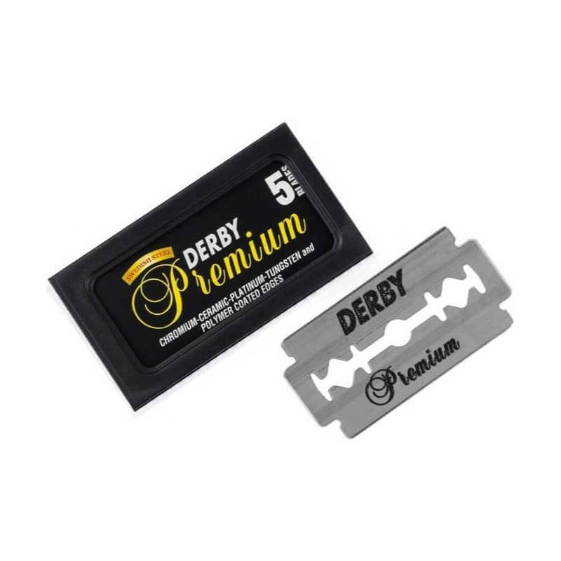 derby-premium-black-antallaktika-5tmx ΑΝΤΑΛΛΑΚΤΙΚΑ ΞΥΡΑΦΙΩΝ DERBY PREMIUΜ ΣΥΣΚΕΥΑΣΙΑ ΜΕ 5 ΞΥΡΑΦΑΚΙΑ - Image 1