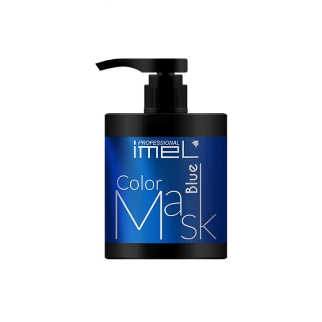imel blue final IMEL ΜΑΣΚΑ ΜΑΛΛΙΩΝ ΜΕ ΧΡΩΜΑ - BLUE 500ml - Image 1