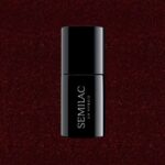 ΗΜΙΜOΝΙΜΟ ΒΕΡΝIΚΙ SEMILAC 393 SPARKLING BLACK CHERRY 7ml