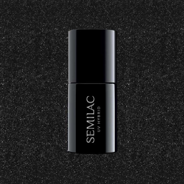 SPM 1 ΗΜΙΜOΝΙΜΟ ΒΕΡΝIΚΙ SEMILAC 394 SPARKLING MIDNIGHT DATE 7ml - Image 1