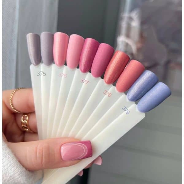 ΗΜΙΜOΝΙΜΟ ΒΕΡΝIΚΙ SEMILAC 377 SHIMMER STONE RUBY 7ml - Image 3