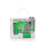 LABOR PRO GIFT KIT ΣΕΤ ΠΙΣΤΟΛΑΚΙ ΒΟΥΡΤΣΑ & 2 ΧΤΕΝΕΣ FLUO ΠΡΑΣΙΝΟ