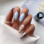 ΗΜΙΜOΝΙΜΟ ΒΕΡΝIΚΙ SEMILAC 386 BLUE CLOUD 7ml - Image 2