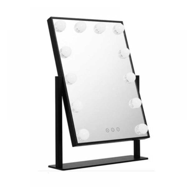 ΚΑΘΡΕΠΤΗΣ ΜΑΚΙΓΙΑΖ LED MAKEUP MIRROR LED 35X45CM BLACK