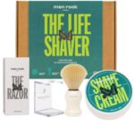 Σετ Δώρου Ξυρίσματος MEN ROCK Sicilian Lime - Shave Cream 100ml & Πινέλο με Βάση, Ξυριστική & Λεπίδες - Image 2