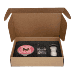 Σετ Δώρου Ξυρίσματος MEN ROCK Black Pomegranate - Shave Cream 100ml & Πινέλο με Βάση - Image 3