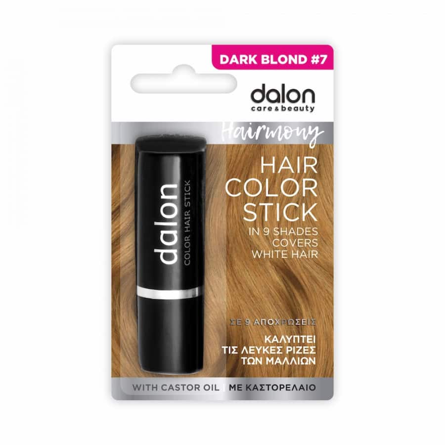 HAIRMONY_HAIR_STICK_7-900x900 Hairmony Hair Color Stick - Dark Blond #7 - Image 1