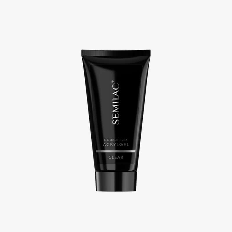 1semilac-double-flex-acrylgel-clear-60g SEMILAC DOUBLE FLEX ACRYLGEL CLEAR 60ml - Image 1