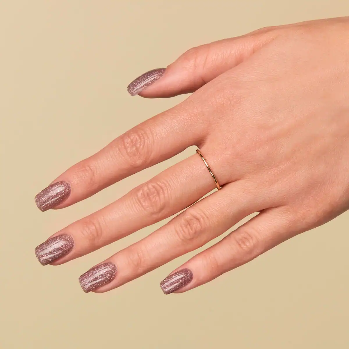 ΗΜΙΜΟΝΙΜΟ ΒΕΡΝΙΚΙ SEMILAC UV HYBRID 322 SHIMMER DUST BROWN 7ml - Image 2