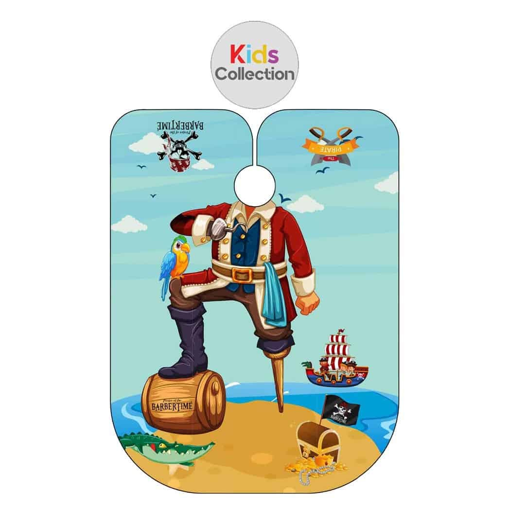 BARBERTIME ΜΠΕΡΤΑ ΚΟΥΡΕΜΑΤΟΣ ΠΑΙΔΙΚΗ BARBERTIME μπέρτα κουρέματος παιδική από 100% πολυεστέρα