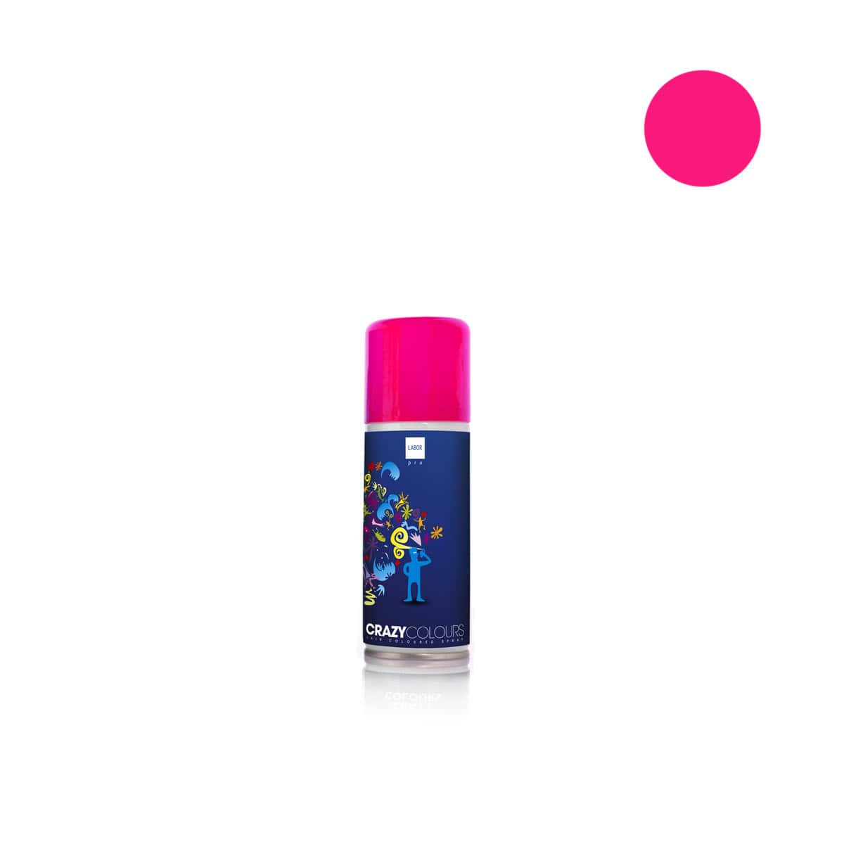 LABOR NEW CRAZY COLOR - PINK 125ml Labor new crazy color pink ροζ 125ml χρωματιστό σπρέι μαλλιών