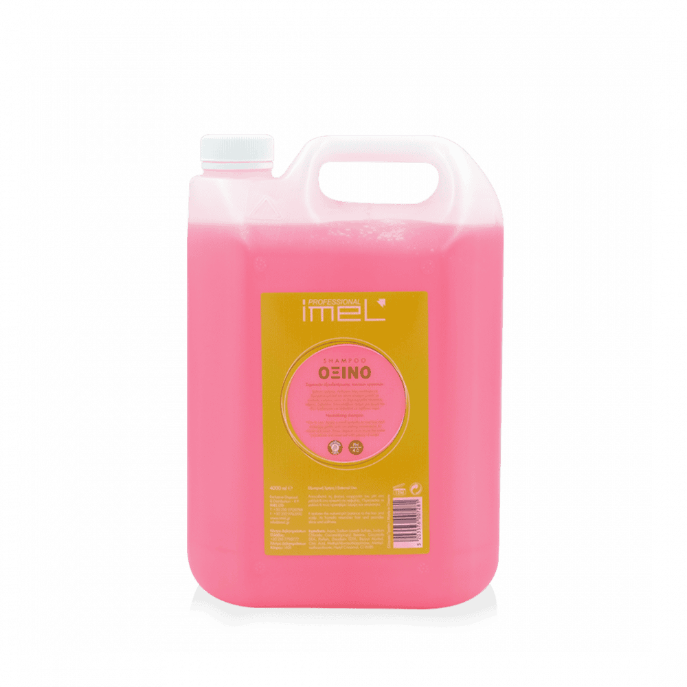 IMEL ΣΑΜΠΟΥΑΝ ΕΞΟΥΔΕΤΕΡΩΤΙΚΟ - ΟΞΙΝΟ 4000ml IMEL εξουδετερωτικό όξινο σαμπουάν επαγγελματική χρήση 4000ml