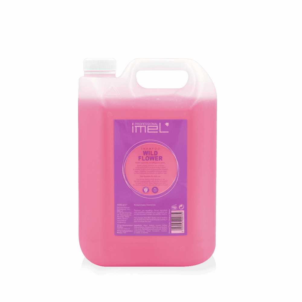 IMEL ΣΑΜΠΟΥΑΝ ΑΓΡΙΟΛΟΥΛΟΥΔΟ 4000ml απαλό σαμπουάν IMEL αγριολούλουδο 4000ml καθημερινή χρήση