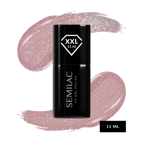 ημιμόνιμο χρωματιστό βερνίκι uv gel polish 320 shimmer dust beige Semilac