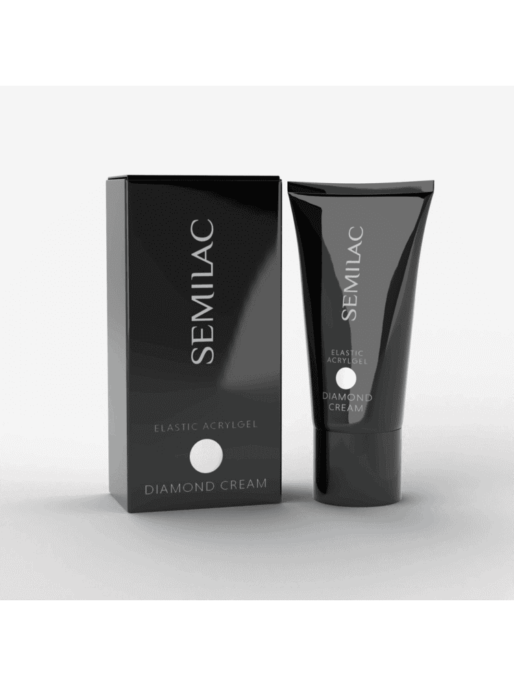 SEMILAC ACRYLGEL ELASTIC DIAMOND CREAM 30gr Semilac Acrylgel ακρυλικό gel τζελ Elastic Diamond Cream 30gr