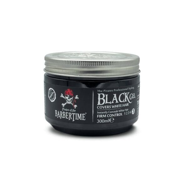 Barbertime Hair Gel Τζελ μαλλιών Black 300ml