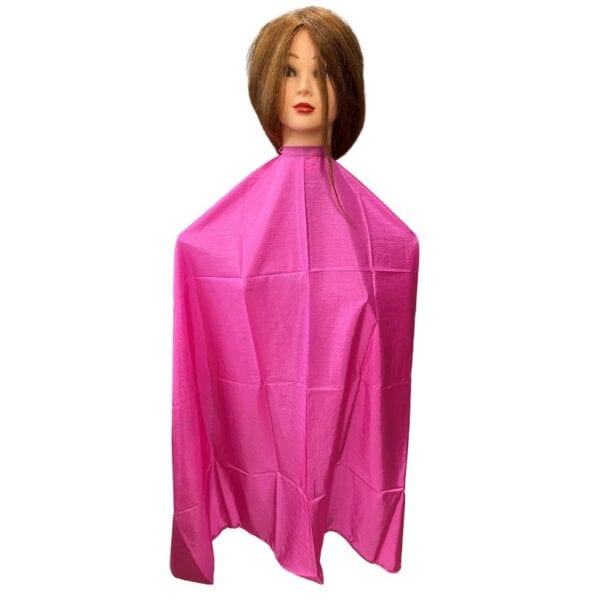 μπέρτα κουρέματος fuchsia 100% πολυεστέρας αδιάβροχη επένδυση 137 x 152 cm