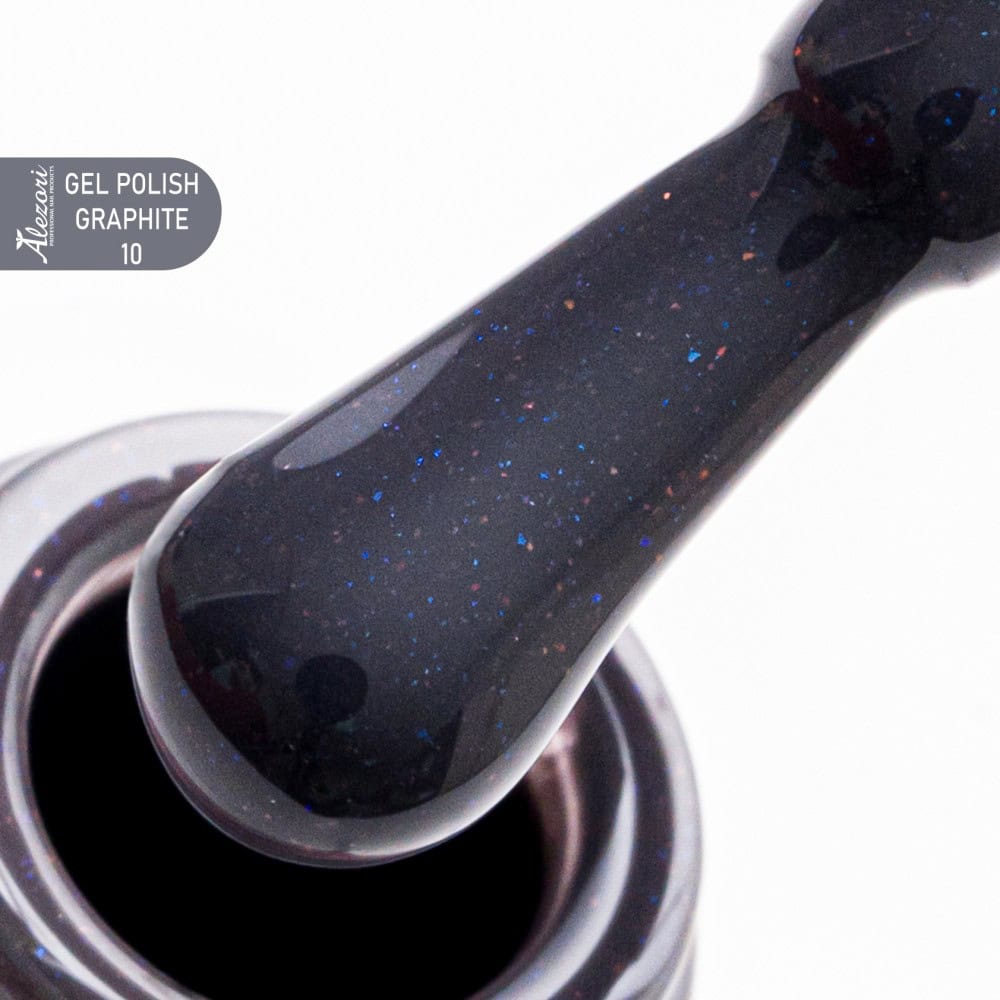 GEL POLISH GRAPHITE 10 (693)_HEMA-1000x1000 GEL POLISH GRAPHITE 10 (№693_SHIMMER) 15ml. - Image 1