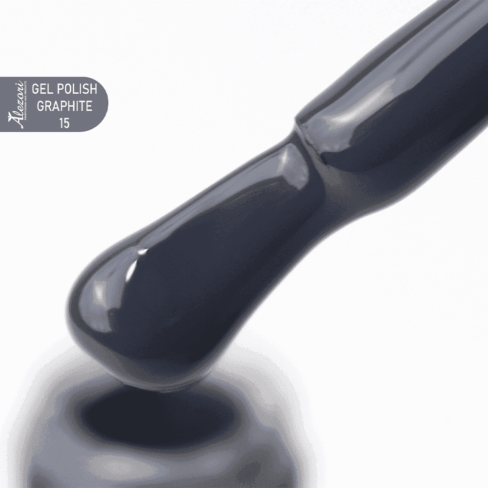 GRAPHITE 15-1000x1000 GEL POLISH GRAPHITE 15 15ml. - Image 1