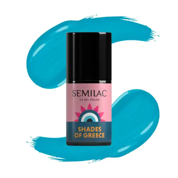 Semilac Aegean Blue UV βερνίκι