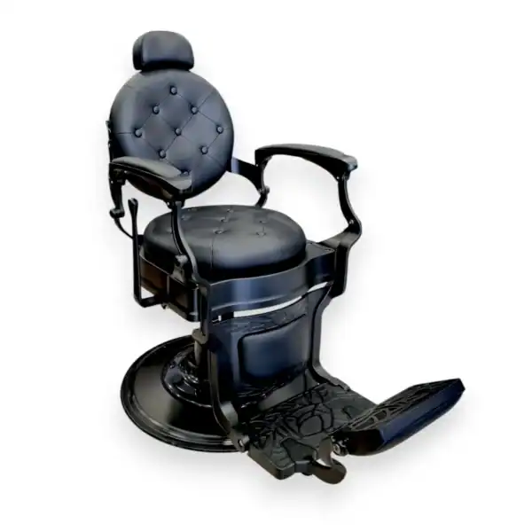 μαύρη καρέκλα κουρέα επαγγελματική