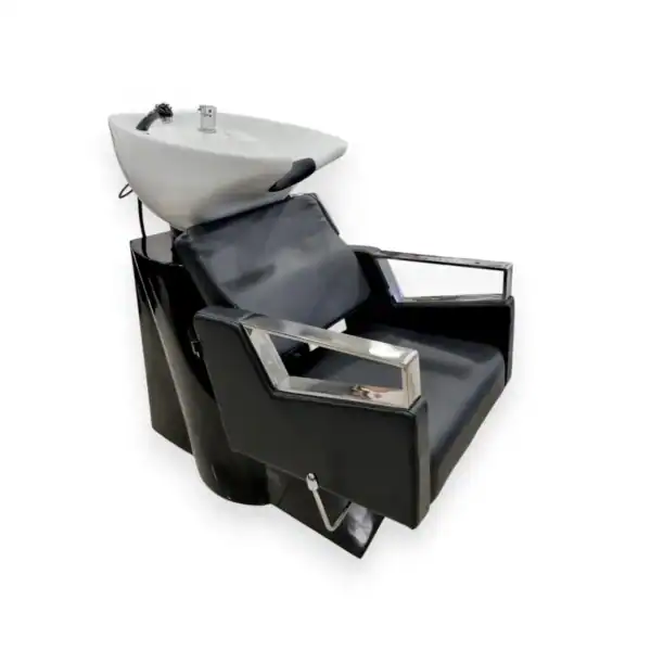 λουτήρας κομμωτηρίου με λευκό νιπτήρα