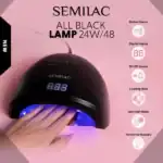 SEMILAC UV/LED ALL BLACK 24W/48W - Image 2