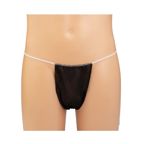 ανδρικό σλιπ μίας χρήσης black non woven