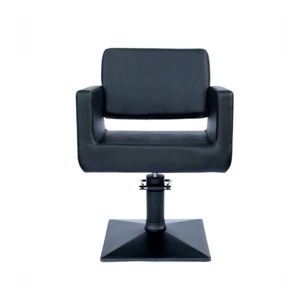 καρέκλα κομμωτηρίου υδραυλική μαύρη