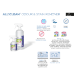 ΑΦΑΙΡΕΤΙΚΟ ΛΕΚΕΔΩΝ&ΟΣΜΩΝ ALL1CLEAN ODOUR & STAIN EXTRA OFF 300ml - Image 2
