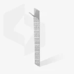 Disposable white files for straight nail file on a soft foam layer EXPERT 20 180 grit (30 pcs)