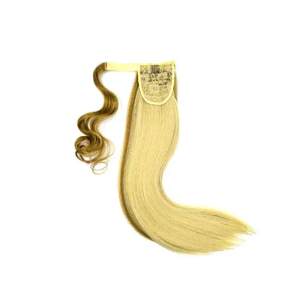 συνθετικό ponytail με clips 60cm 9.0/10.0 Golden & Light Ash Blonde