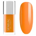 SEMILAC NAIL LACQUER 121 NEON ORANGE 9ml