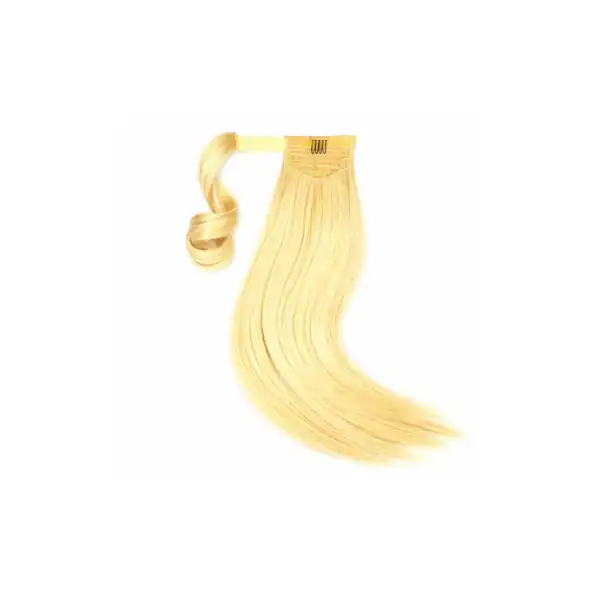 συνθετικό ponytail με clips 60cm 10.00 platinum blonde