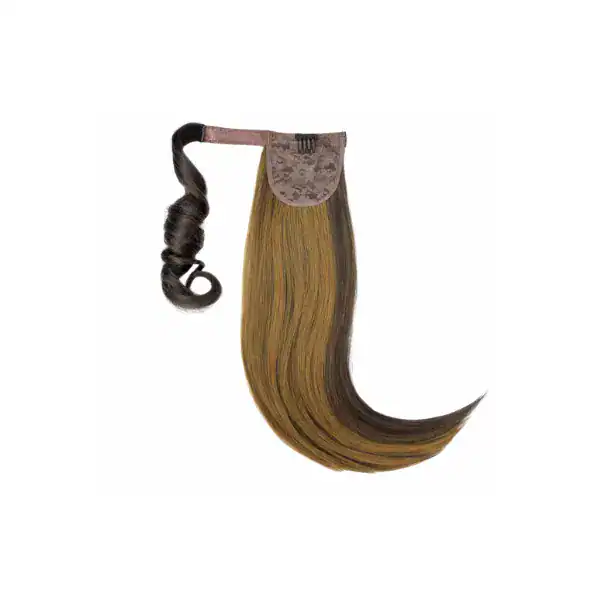 συνθετικό ponytail με clips 60cm 7.3/7.45 Golden & Mahogany Brown